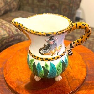 Lynn Chase‎ JAGUAR JUNGLE 5” pitcher creamer